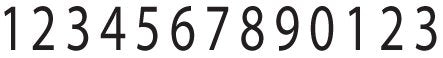 2000 Plus Micro 0-13 Numbering Stamp - Black Pad