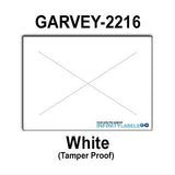 180,000 Garvey 2216 White General Purpose Labels to fit the G-Series 22-66, G-Series 22-77, G-Series 22-88 Price Guns. Full Case + includes 20 ink rollers.