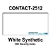 200,000 Contact 2512 Compatible White General Purpose Labels for Contact 25-8, Contact 25-9 Price Guns. Full Case + 20 Ink Rollers. NO Security cuts.