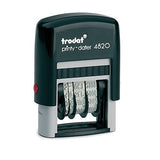 Trodat E4820 Trodat Economy Stamp, Dater, Self-Inking, 1 5/8 x 3/8, Black