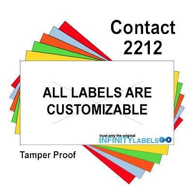 220,000 Contact 2212 (Special Packaging) Warm Red General Purpose Labels to fit the Contact 22-6, Contact 22-7, Contact 22-8 Price Guns. Full Case + includes 20 ink rollers.