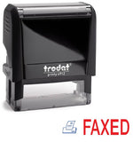 1 X Faxed Two Color Message Stamps