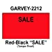 220,000 Garvey compatible 2212 "Sale" Fluorescent Red General Purpose Labels to fit the G-Series 22-6, G-Series 22-7, G-Series 22-8 Price Guns. Full Case + includes 20 ink rollers.