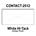 200,000 Contact 2512 compatible White Hi-Tack Labels for Contact 25-8, Contact 25-9 Price Guns. Full Case + 20 ink rollers. WITH Security Cuts.