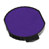 Trodat 6/15 Round Replacement Pad for The 5215 Stamp and 5415 Dater, Violet Ink