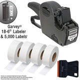 18-6 Garvey Price Gun Kit: Includes Price Gun, 5,000 White Pricing Labels,and Preloaded Inker