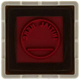 Shiny "Initial Here" Round Stock Stamp, Red (HS038)